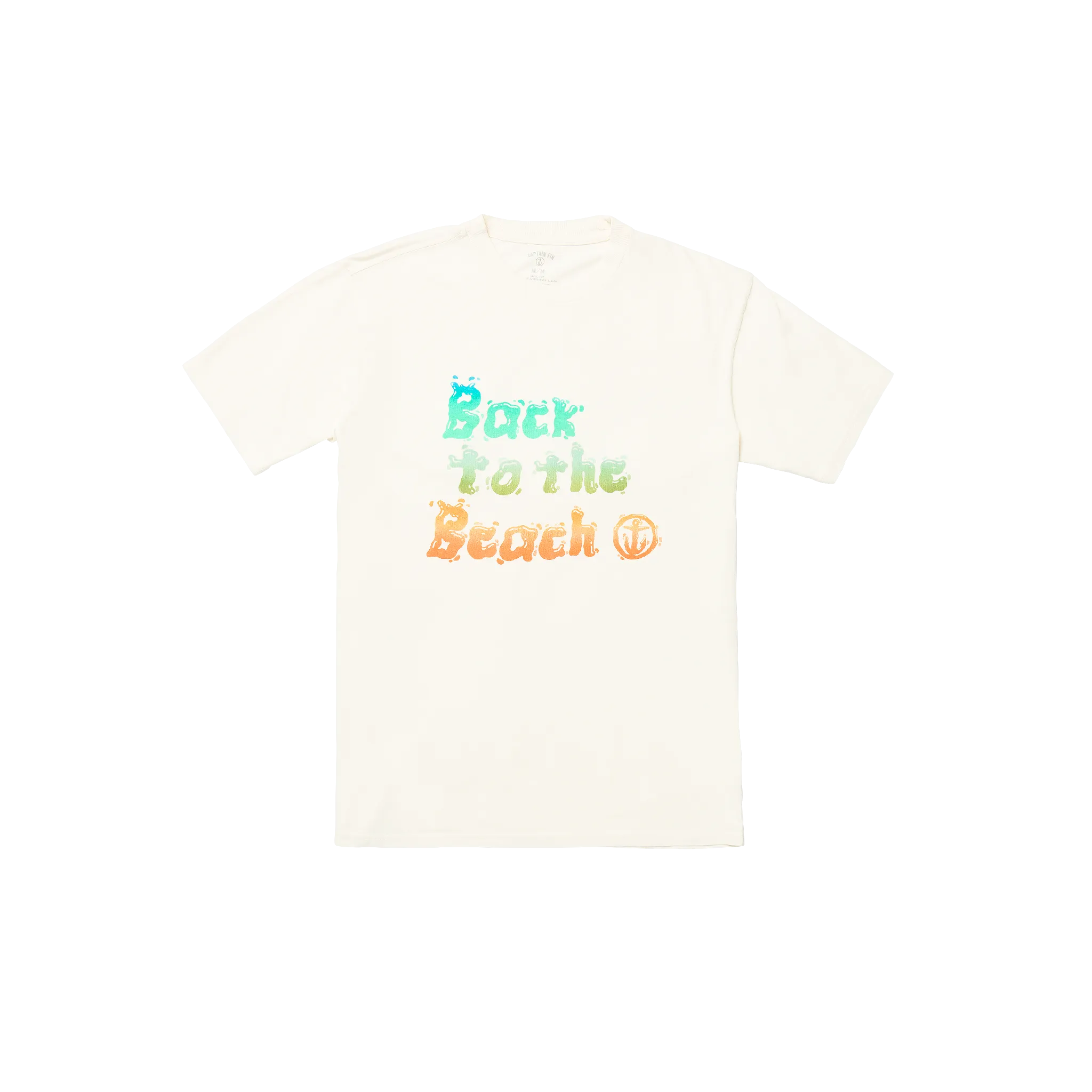 Back To The Beach Short Sleeve Tee - Vintage White