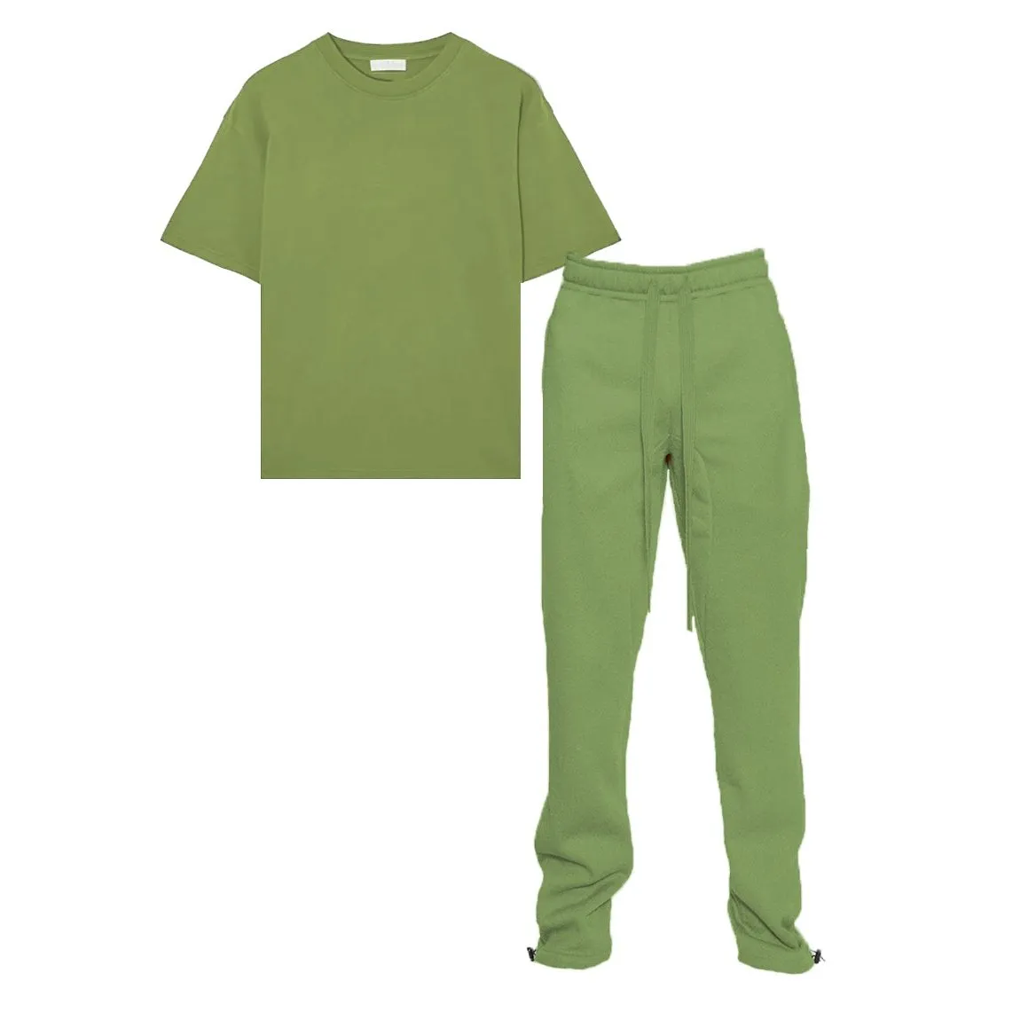 Iguana Drop Shoulder & Ankle Toggle Sweat Set