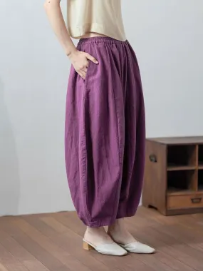 Lantern Pants in Purple