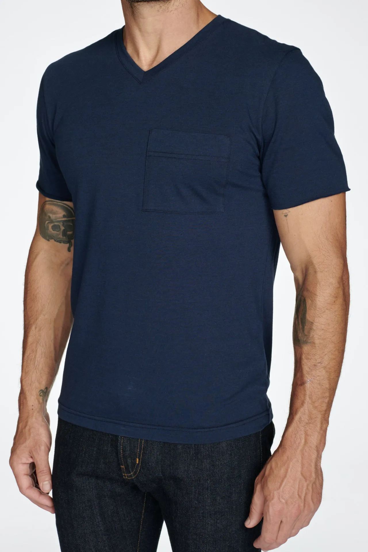 Men's Princeton Wide Pocket V-Neck Tee