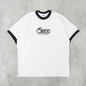 Obey Bigwig Sound Ringer Tee - White Multi