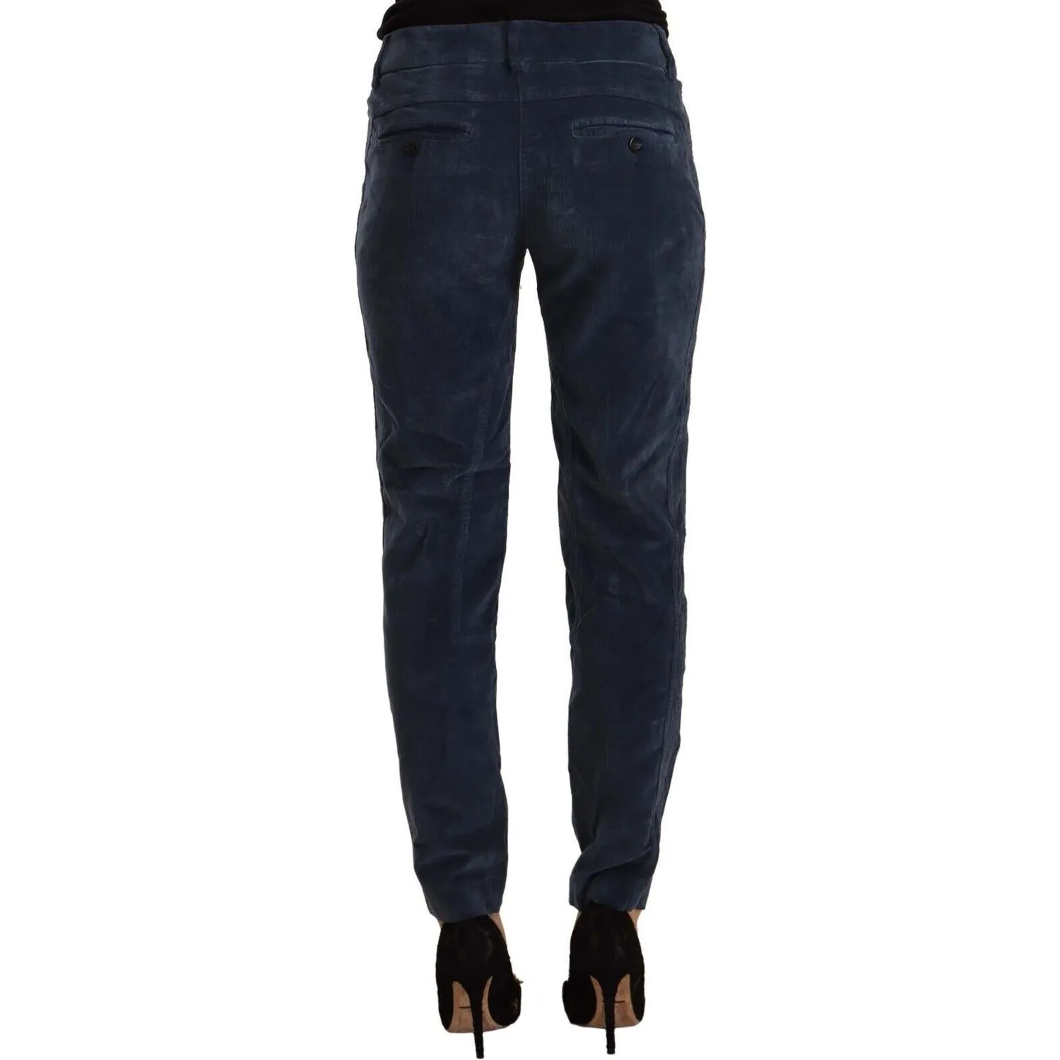 Peserico Elegant Tapered Cotton Blend Pants