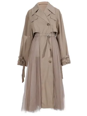 Pre Order:  Tulle Trench Coat