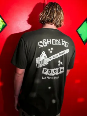 Schroff X Volcom Chainshaw Short Sleeve Tee - Stealth