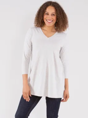 Throop tunic grey marl